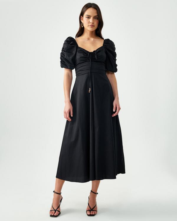 Savel - Maci Midi Dress - Dresses (Black) Maci Midi Dress