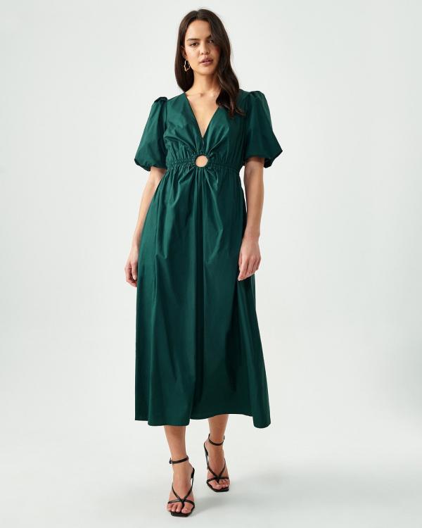 Savel - Marra Midi Dress - Dresses (Emerald) Marra Midi Dress