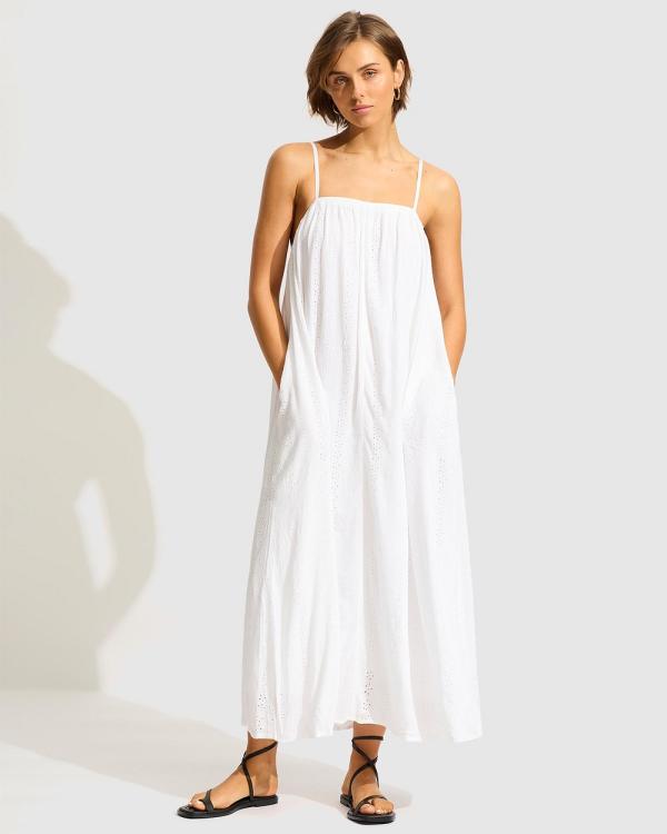 Seafolly - Broderie Maxi Dress - Dresses (White) Broderie Maxi Dress