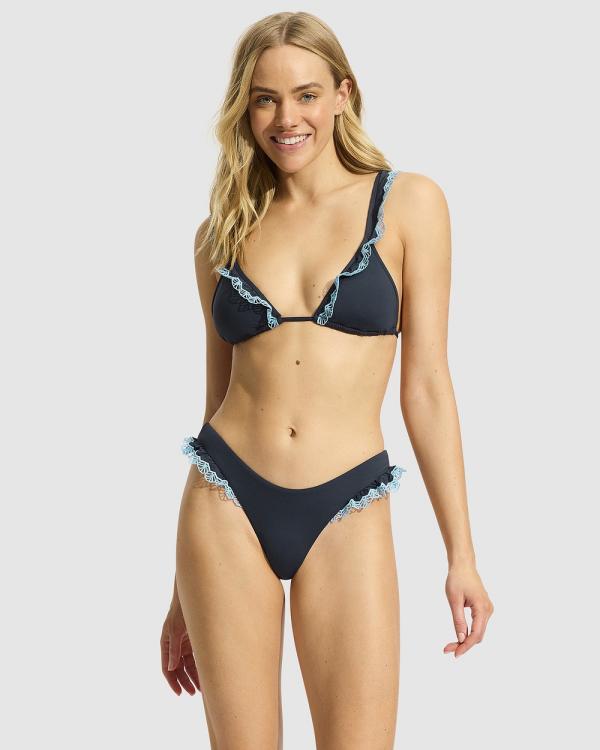 Seafolly - Lucia Slide Triangle Bikini Top - Bikini Tops (True Navy) Lucia Slide Triangle Bikini Top