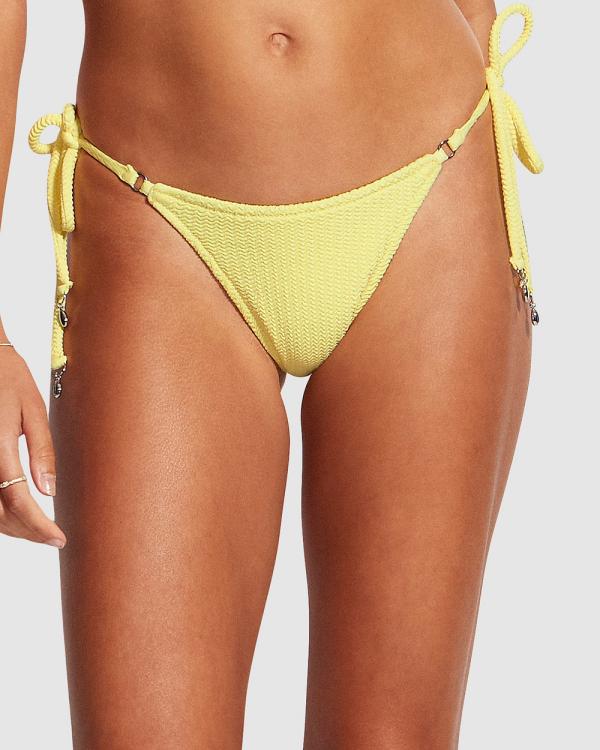 Seafolly - Sea Dive Tie Side Rio Pant - Bikini Set (Lime Light) Sea Dive Tie Side Rio Pant