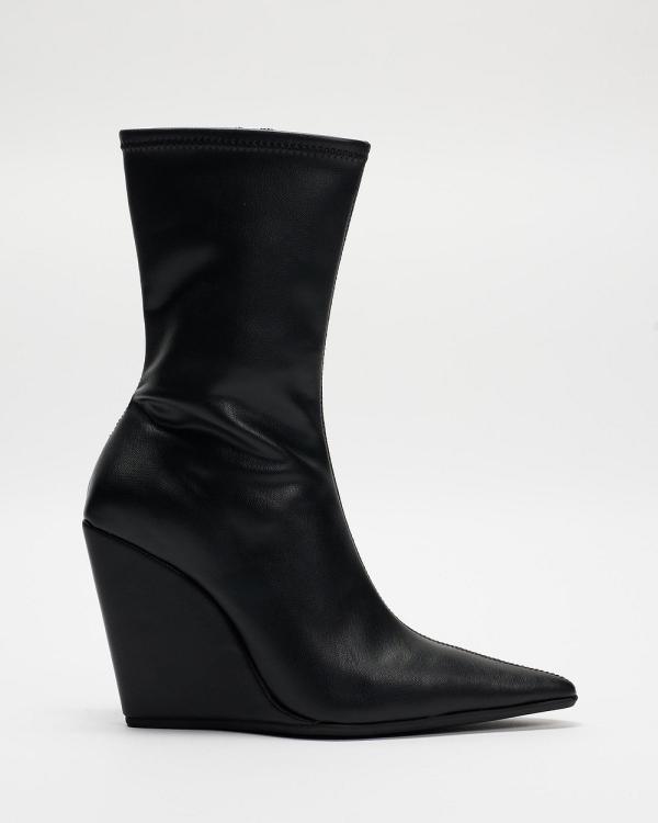 Senso - Hayley - Wedge Boots (Black) Hayley