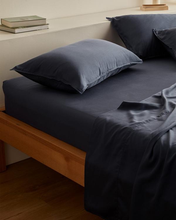 Sheet Society - Kane Bamboo Full Sheet Set - Home (Navy) Kane Bamboo Full Sheet Set