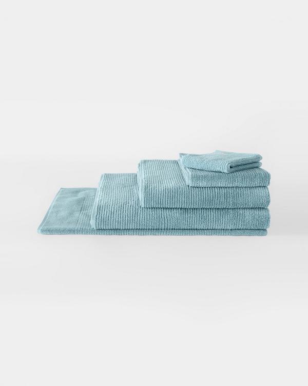 Sheridan - Living Textures Towel Collection - Accessories (Misty Teal) Living Textures Towel Collection