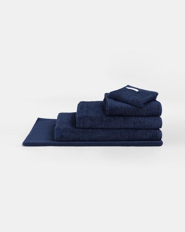 Sheridan - Living Textures Towel Collection - Bathroom (Royal Blue) Living Textures Towel Collection