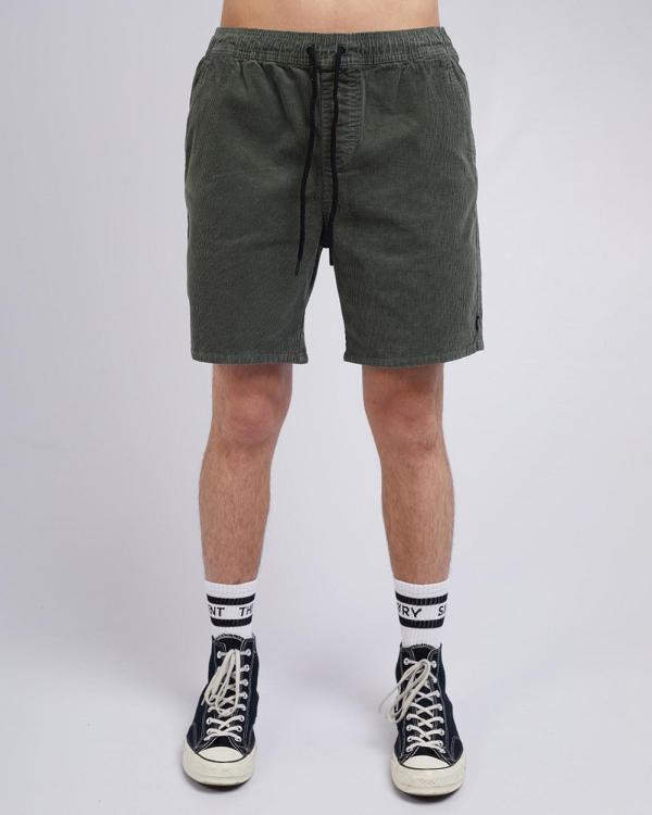Silent Theory - Cord Shorts - Shorts (Green) Cord Shorts