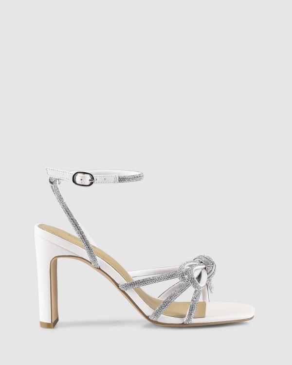 Siren - Kammie Heeled Sandals - Sandals (Chalk Leather) Kammie Heeled Sandals