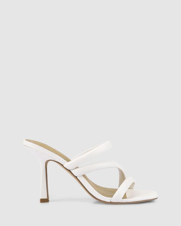 Siren - Spence Heeled Sandals - Sandals (Chalk Leather) Spence Heeled Sandals