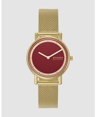 Skagen - Signatur Lille Gold Tone Analogue Watch - Watches (Gold) Signatur Lille Gold Tone Analogue Watch