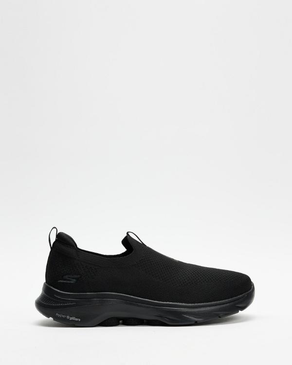 Skechers - Go Walk 7   Men's - Lifestyle Sneakers (Black & Black) Go Walk 7 - Men's