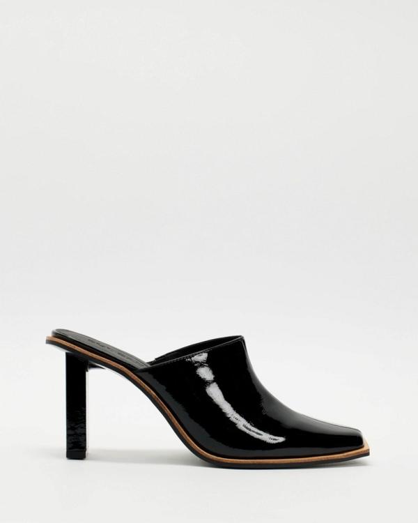 Sol Sana - Eon Mule - Sandals (Patent Black) Eon Mule