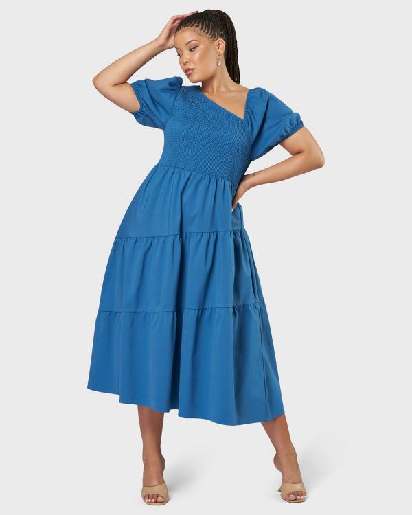 Something 4 Olivia - Miley Asymmetric Midi Dress - Wedding Dresses (Blue) Miley Asymmetric Midi Dress