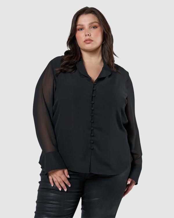 Something 4 Olivia - Remi Shirt - Tops (Black) Remi Shirt