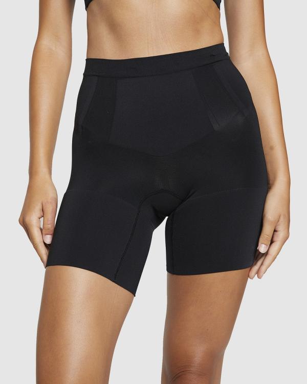 Spanx - Oncore High Waisted Mid Thigh Shorts - Lingerie (Very Black) Oncore High-Waisted Mid-Thigh Shorts