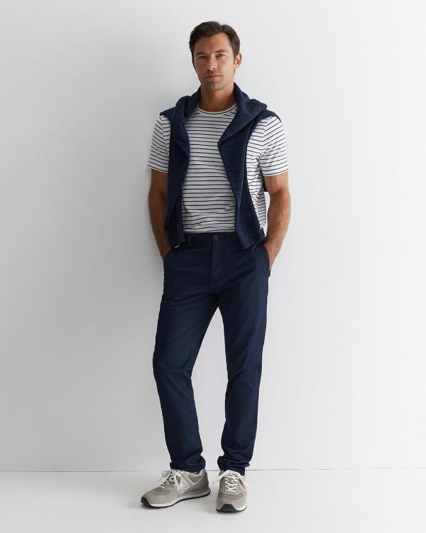 Sportscraft - Smith Tapered Chinos - Pants (navy) Smith Tapered Chinos