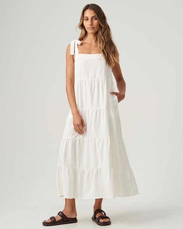 ST MRLO - Lennox Midi Dress - Dresses (White) Lennox Midi Dress