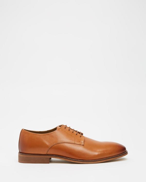 Staple Superior - Baxt Leather Derby - Dress Shoes (Tan) Baxt Leather Derby