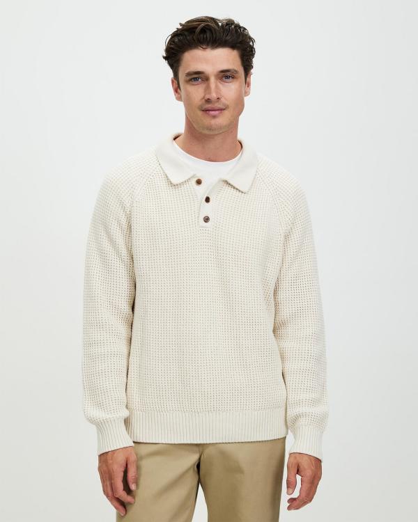 Staple Superior - Benjamin Knit - Jumpers & Cardigans (Beige) Benjamin Knit