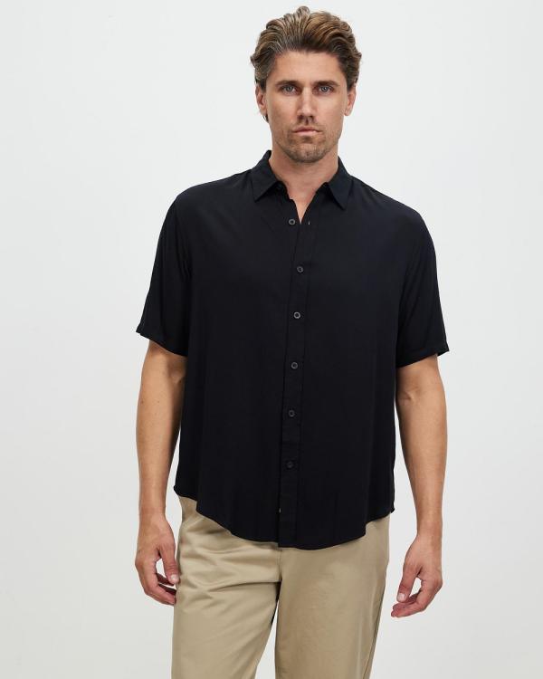Staple Superior - Cruz Rayon Shirt - Shirts & Polos (Black) Cruz Rayon Shirt