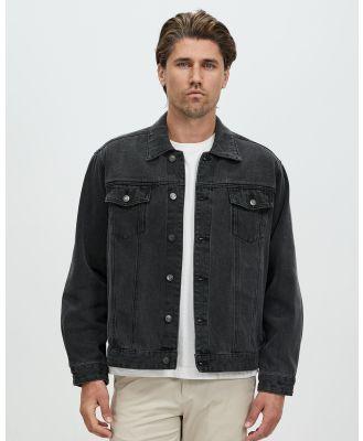 Staple Superior - Lennon Denim Jacket - Denim jacket (Black) Lennon Denim Jacket