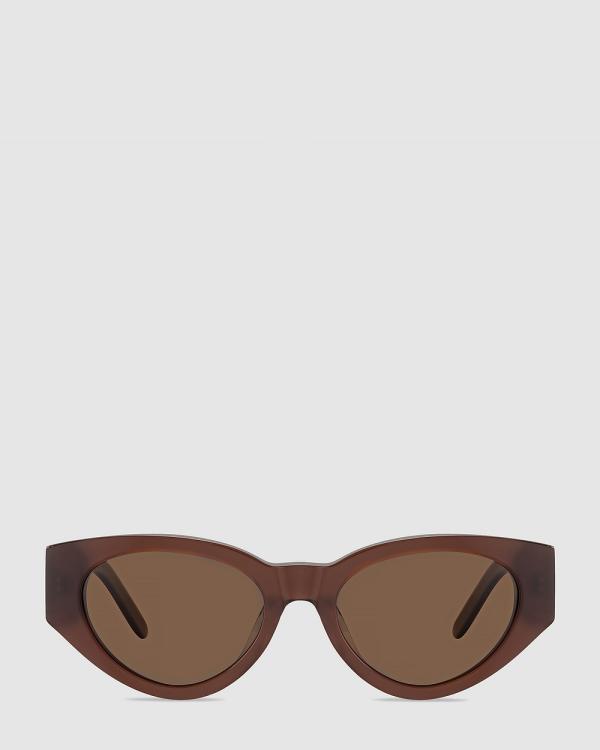 Status Anxiety - Collide Sunglasses - Sunglasses (Brown) Collide Sunglasses