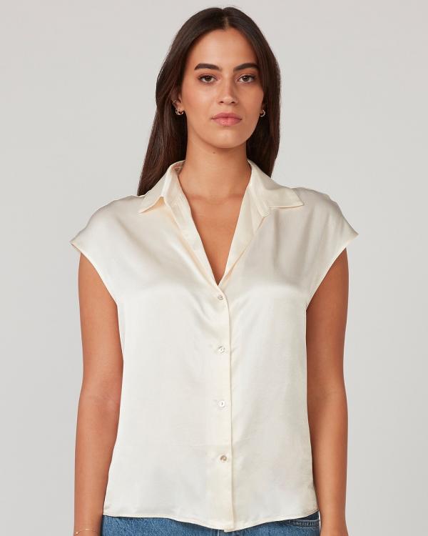 Stella - Anglaise Top - Tops (French Cream) Anglaise Top
