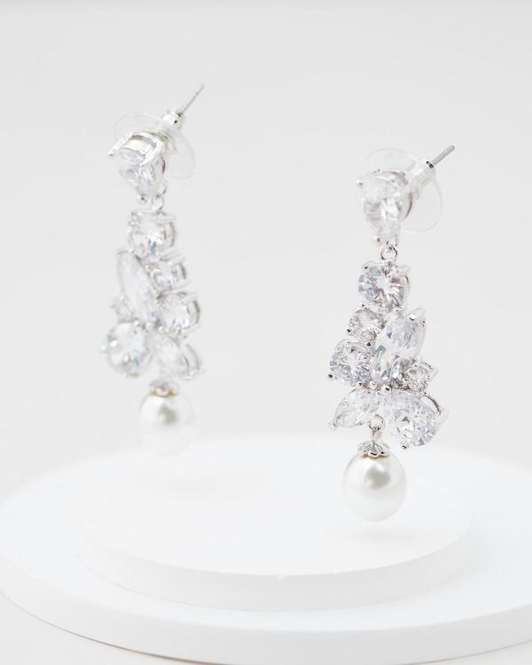 Stephanie Browne - Madame Regalia Pearl earrings - Jewellery (Rose Gold) Madame Regalia Pearl earrings