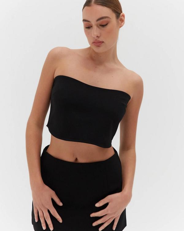 Style Addict - Jayden Tube Top   Black - Tops (Black) Jayden Tube Top - Black