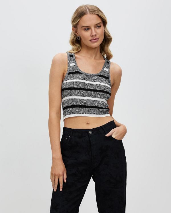 Style Addict - Napoleon Top - Cropped tops (Stripe) Napoleon Top