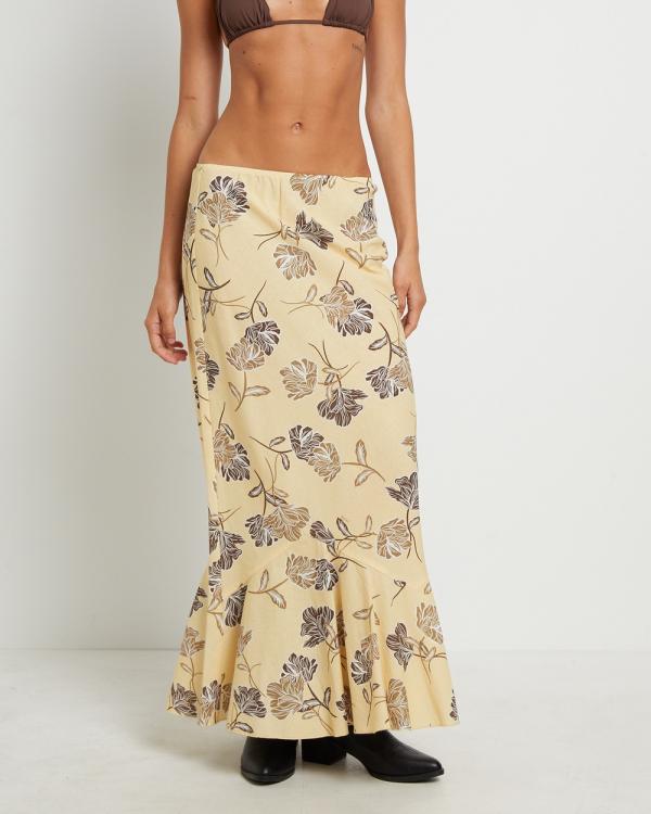 Subtitled - Tanisha Fishtail Maxi Skirt - Skirts (ASSORTED) Tanisha Fishtail Maxi Skirt