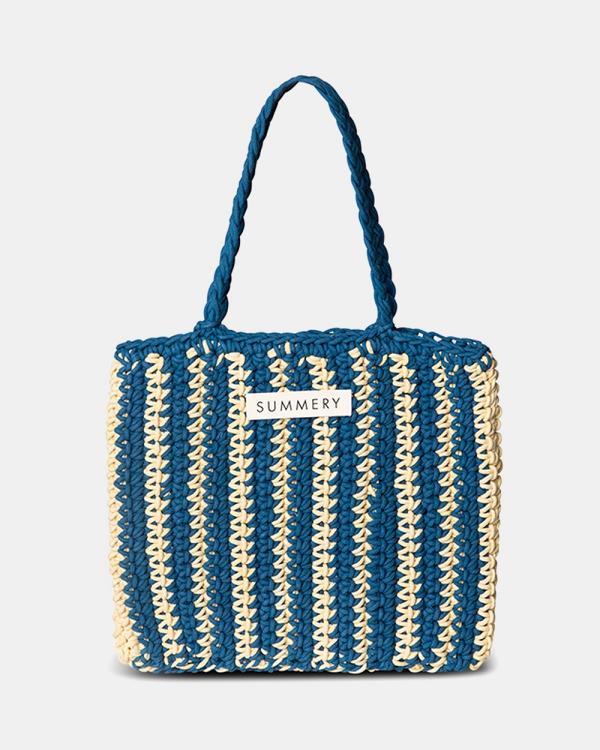 Summery Copenhagen - Remy Shopping Bag - Handbags (Blue Danube) Remy Shopping Bag