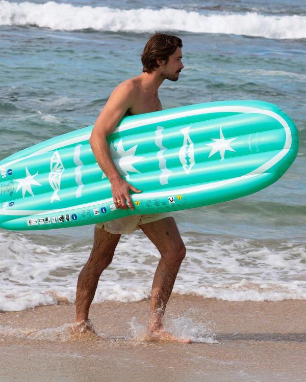 Sunnylife - Surfboard De Playa - Pool & Beach (Green) Surfboard De Playa