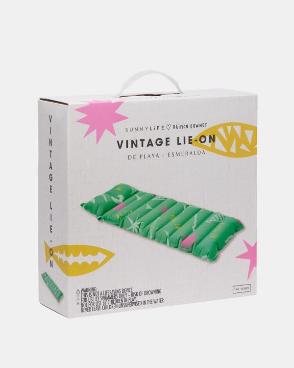 Sunnylife - Vintage Lie On De Playa - Pool & Beach (Green) Vintage Lie On De Playa