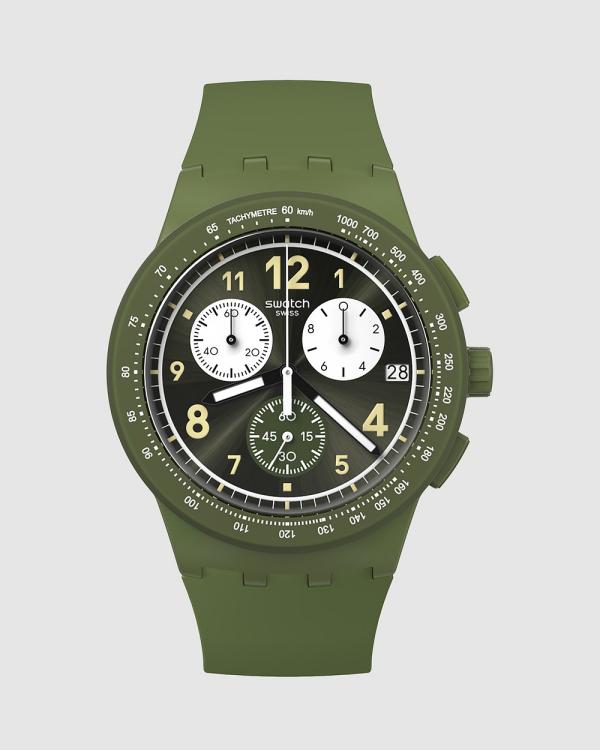 Swatch - Nothing Basic About Green - Watches (Green) Nothing Basic About Green