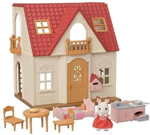 Sylvanian Families - Red Roof Cosy Cottage Starter Home - Doll playsets (Multi) Red Roof Cosy Cottage Starter Home
