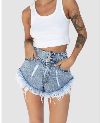 Tacoola - Bella Donna Shorts - Denim (Dark Acid Wash) Bella Donna Shorts