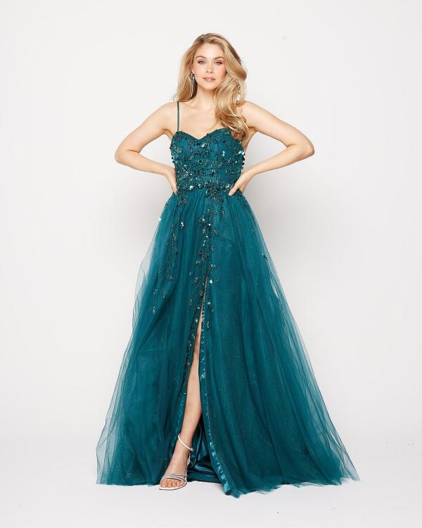 Tania Olsen Designs - Emmy Formal Dress - Dresses (Teal) Emmy Formal Dress