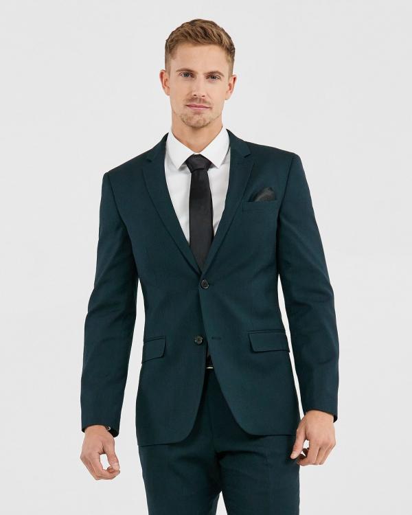 Tarocash - Blain Slim Suit Jacket - Suits & Blazers (GREEN) Blain Slim Suit Jacket