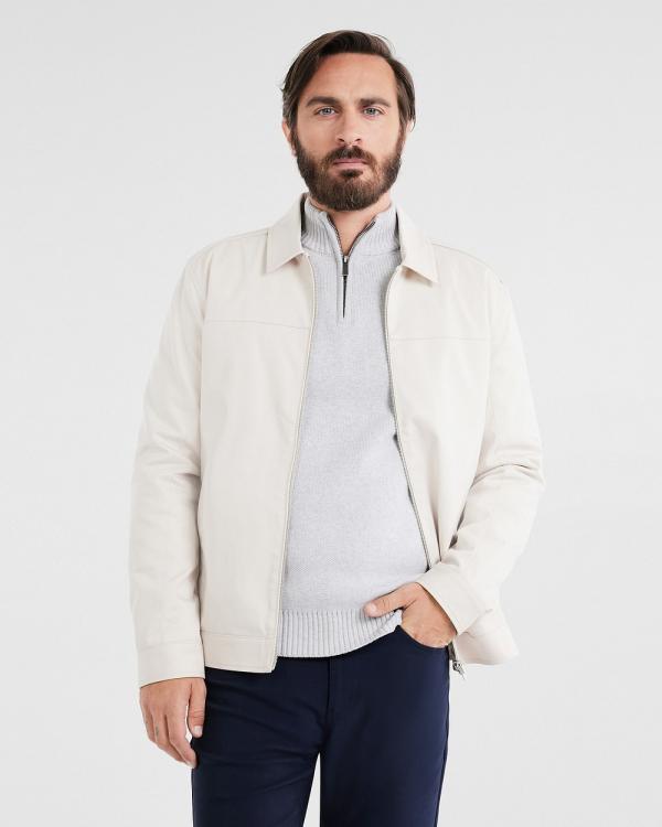 Tarocash - Flynn Stretch Jacket - Coats & Jackets (STONE) Flynn Stretch Jacket