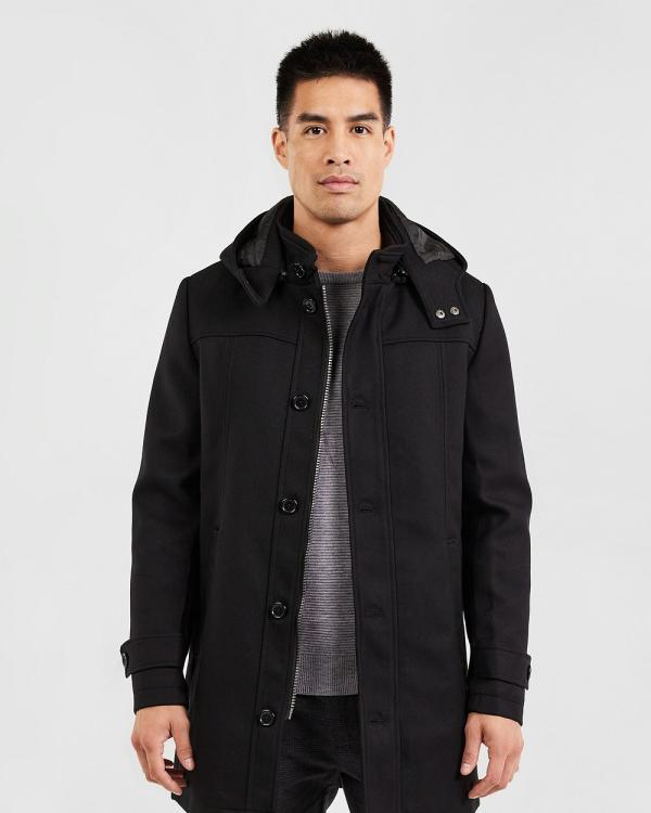 Tarocash - Wales Coat - Coats & Jackets (BLACK) Wales Coat