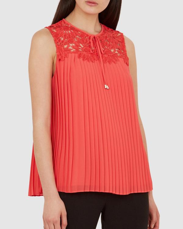 Ted Baker - Sherbey Blouse - Tops (Bright Red) Sherbey Blouse