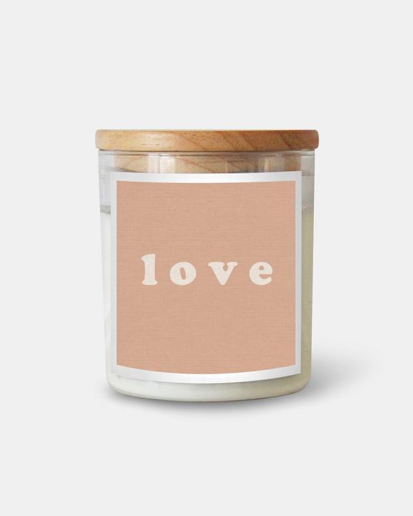 The Commonfolk Collective - Love Candle - Bathroom (Pink) Love Candle