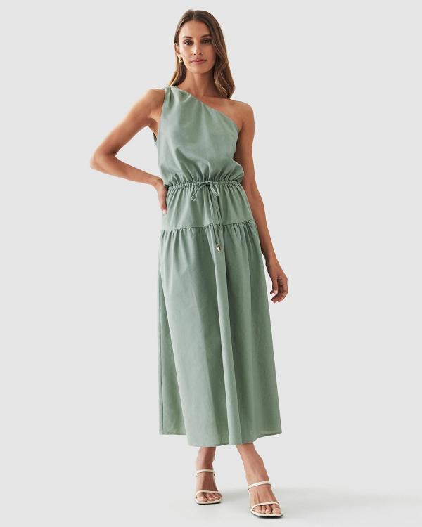 The Fated - Adams Midi Dress - Dresses (Sage Green) Adams Midi Dress