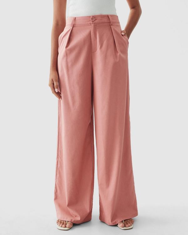 The Fated - Cassie Pants - Pants (Dusty Rose) Cassie Pants