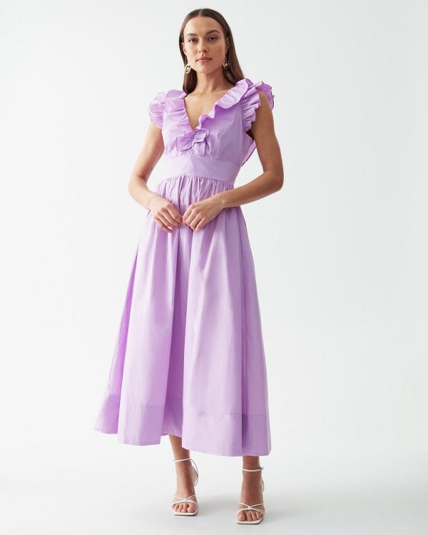 The Fated - Karly Midi Dress - Dresses (Lilac) Karly Midi Dress