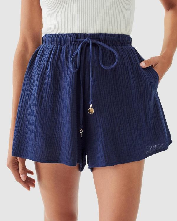 The Fated - Noah Shorts - Shorts (Navy Blue) Noah Shorts