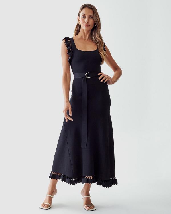 The Fated - Tana Knit Dress - Dresses (Black) Tana Knit Dress