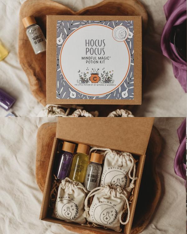 The Little Potion Co - Hocus Pocus (Witch & Wizard) Mindful Potion Kit - Activity Kits (Purple) Hocus Pocus (Witch & Wizard) Mindful Potion Kit