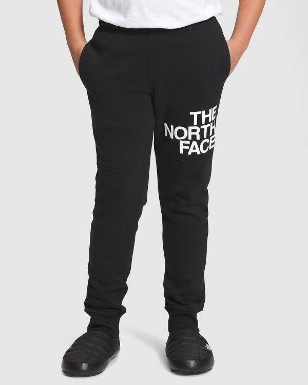 The North Face - Camp Fleece Jogger   Teens - Pants (TNF Black) Camp Fleece Jogger - Teens