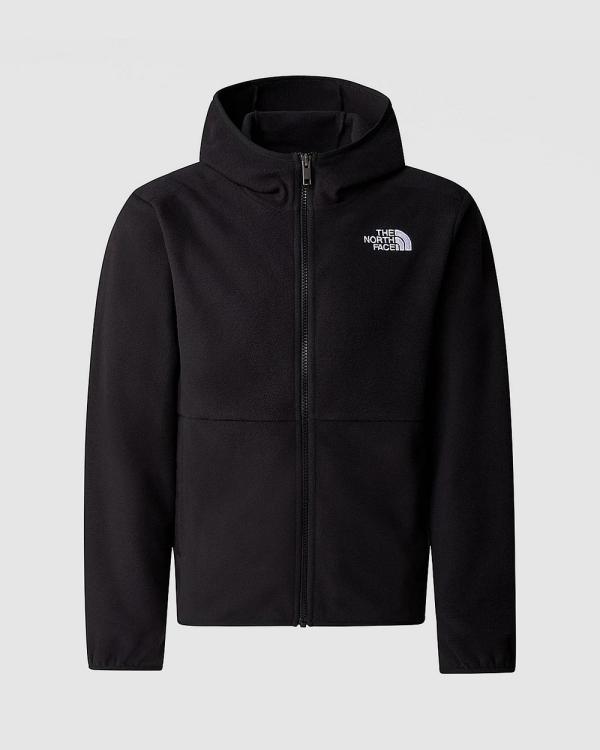 The North Face - Glacier Full Zip Hooded Jacket   Teens - Hoodies (TNF Black) Glacier Full Zip Hooded Jacket - Teens